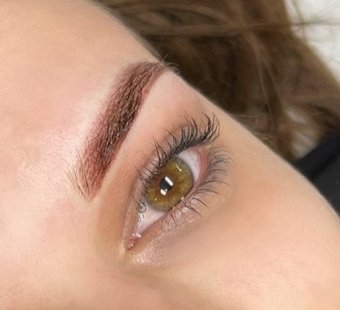 before and after results of applying makeup at Mali Salon